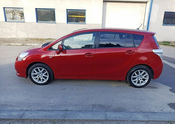 Toyota Verso cena 40500 przebieg: 161480, rok produkcji 2012 z Szczekociny małe 92